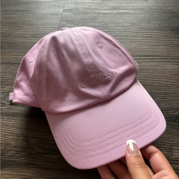 Lululemon Pink Spellout Hat NWOT - Picture 2 of 3